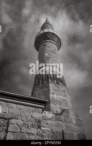 Die Broken Minaret Moschee im Herzen der Altstadt von Kaleici in Antalya in der Provinz Antalya ist ein faszinierendes Zeugnis der Region Stockfoto