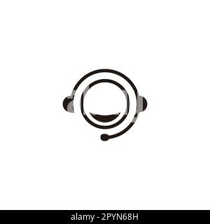 Lautsprecher, Studio, geometrisches Symbol, einfacher Logo-Vektor Stock Vektor