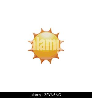 Sonne, Illustration, Verlauf, geometrisches einfaches Symbol Logo-Vektor Stock Vektor