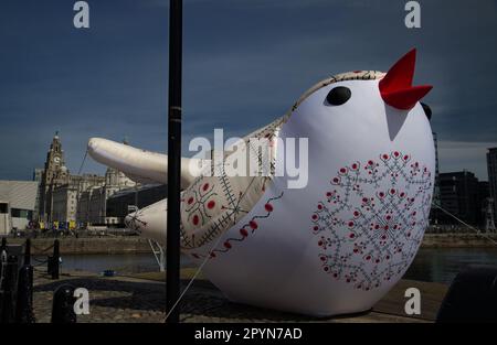 Ukrainian Songbird No. 5 - Canning Dock, Liverpool Stockfoto