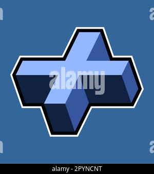 3D Interpunktionszeichen Stock Vektor