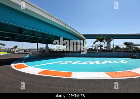 Miami, USA. 04. Mai 2023. Atmosphäre des Stromkreises. Formel-1-Weltmeisterschaft, Rd 5, Miami Grand Prix, Donnerstag, 4. Mai 2023. Miami International Autodrome, Miami, Florida, USA. Kredit: James Moy/Alamy Live News Stockfoto