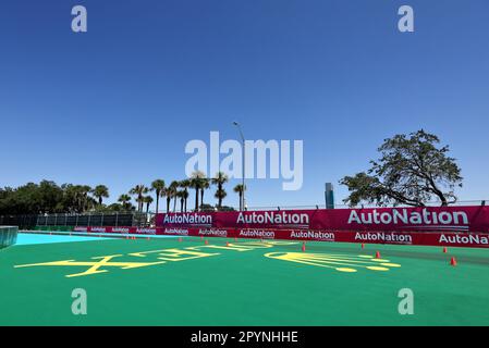 Miami, USA. 04. Mai 2023. Atmosphäre des Stromkreises. Formel-1-Weltmeisterschaft, Rd 5, Miami Grand Prix, Donnerstag, 4. Mai 2023. Miami International Autodrome, Miami, Florida, USA. Kredit: James Moy/Alamy Live News Stockfoto