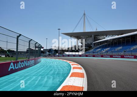 Miami, USA. 04. Mai 2023. Atmosphäre des Stromkreises. Formel-1-Weltmeisterschaft, Rd 5, Miami Grand Prix, Donnerstag, 4. Mai 2023. Miami International Autodrome, Miami, Florida, USA. Kredit: James Moy/Alamy Live News Stockfoto