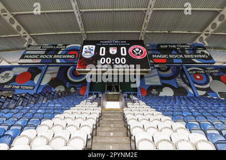 Huddersfield, Großbritannien. 04. Mai 2023. Ein Blick auf die Rangliste während des Sky Bet Championship-Spiels Huddersfield Town vs Sheffield United im John Smith's Stadium, Huddersfield, Vereinigtes Königreich, 4. Mai 2023 (Foto von Mark Cosgrove/News Images) in Huddersfield, Vereinigtes Königreich, am 5./4. Mai 2023. (Foto: Mark Cosgrove/News Images/Sipa USA) Guthaben: SIPA USA/Alamy Live News Stockfoto