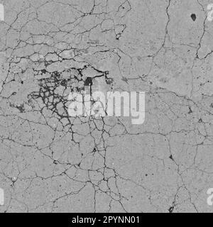 Glanzdarstellung Beton beschädigte Textur, Glanzdarstellung Stockfoto