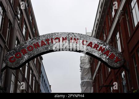 Krönung in Carnaby, London Stockfoto