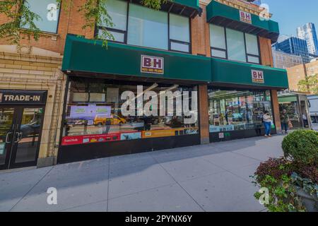 Nahaufnahme des BH Photo Video Store in New York. USA. New York. Stockfoto