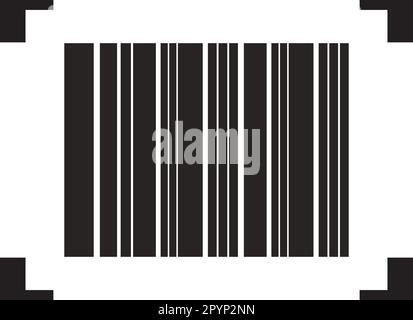 Barcode-Scan-Symbol Vektordarstellung Symboldesign Stock Vektor