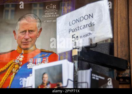 London, Großbritannien. 04. Mai 2023. London bereitet sich eifrig auf die Krönung von König Karl III vor, die am 6. Mai 2023 stattfinden soll. Kredit: Sinai Noor/Alamy Live News Stockfoto