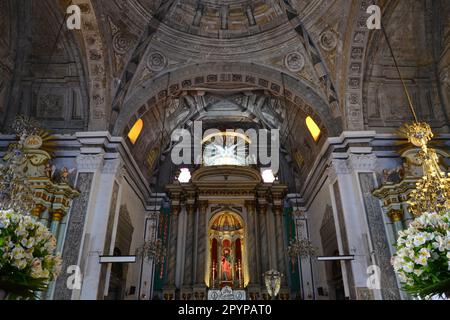 Das Innere der Kirche San Agustin in Manila, Philippinen Stockfoto