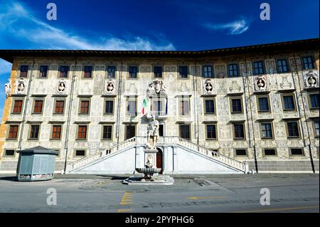 Pisa Toskana Italien. Scuola Normale Superiore im Palazzo della Carovana Stockfoto