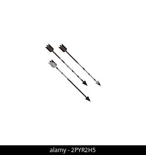 Pfeile, geometrisches Symbol einfacher Logo-Vektor ablegen Stock Vektor