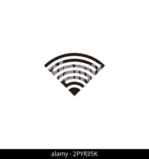 Buchstabe A Nummer 2 Signalgeometriesymbol einfacher Logovektor Stock Vektor