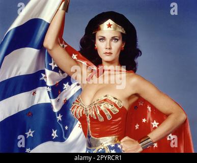 Lynda Carter, „The New Adventures of Wonder Woman“ circa (1976)/Aktenzeichen 34408-459THA Stockfoto