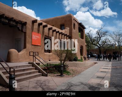 New Mexico Museum of Art in Santa Fe, New Mexico Stockfoto