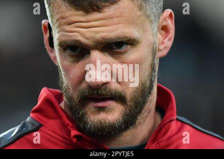 Hull, England - 4. Mai 2023 - Sean O'Loughlin. Rugby League Betfred Super League Runde 11, Hull FC gegen Wigan Warriors im MKM Stadium, Hull, Großbritannien Stockfoto