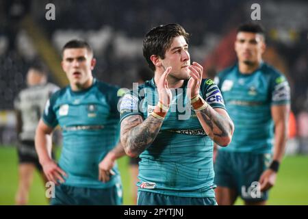 Hull, England - 4. Mai 2023 - Joe Shorrocks von Wigan Warriors. Rugby League Betfred Super League Runde 11, Hull FC gegen Wigan Warriors im MKM Stadium, Hull, Großbritannien Stockfoto