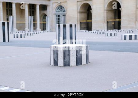 Courtyard of Honor des Palais-Royal, Paris, Frankreich Stockfoto