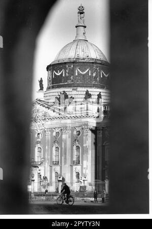 Protestantische Kirche St. Nikolai. Auf dem Alten Markt in Potsdam.photo:MAZ/Christel Köster, 05.01.1998 [automatisierte Übersetzung] Stockfoto