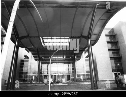 Große Baustelle Potsdam Center direkt am Potsdamer Hauptbahnhof. Dort werden der neue Bahnhof, ein Kino und Kaufhäuser/Geschäfte gebaut. Foto: MAZ/Christel Köster, Februar 1999 [automatisierte Übersetzung] Stockfoto