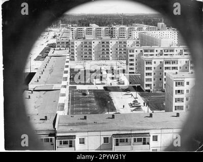 Potsdam Potsdam Neubaugebiet am Stern 1977 DDR Wohnungsbauprogramm WBS 70 Plattenbau PlattenFoto: MAZ/Annelies Jentsch [maschinelle Übersetzung] Stockfoto