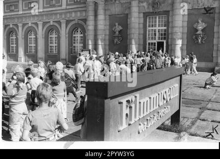 Potsdamer Filmmuseum der DDR 1988 Breite Straße Wilhelm-Külz-Straße .Historisches Foto: MAZ/Peter Sengpiehl [maschinelle Übersetzung] Stockfoto