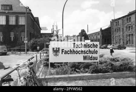 Standort und Bau der Technischen Universität für angewandte Wissenschaften (FH) Wildau. Foto: MAZ/Peter Senpiehl [maschinelle Übersetzung] Stockfoto