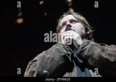 4. Mai 2023, San Diego, CA, Vereinigte Staaten von Amerika: Lewis Capaldi tritt am 4. Mai 2023 im CalCoast Credit Union Open Air Theatre in San Diego, CA auf. (Kreditbild: © Rishi Deka/ZUMA Press Wire) NUR REDAKTIONELLE VERWENDUNG! Nicht für den kommerziellen GEBRAUCH! Stockfoto