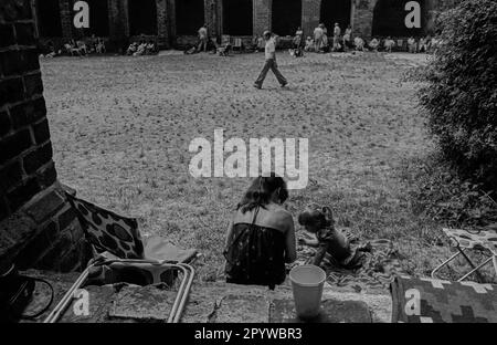 DDR, Chorin, 14.06.1983, Sommerkonzert, im Kloster Chorin, [Maschinelle Übersetzung] Stockfoto