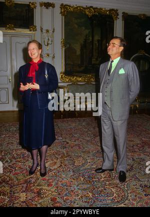 Dänemark, Kopenhagen, 20.05.1996 Royal Danish House Foto: Queen Margrethe II und Prince Henrik [maschinelle Übersetzung] Stockfoto