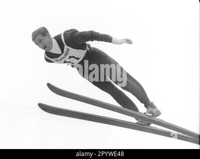 Skispringen: Four Hills Tournament 1959/60 in Garmisch-Partenkirchen auf der 01.01.1960. [Maschinelle Übersetzung] Stockfoto