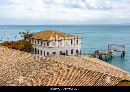 Historisches Solar do Unhao, berühmtes Museum für moderne Kunst in kolonialer Architektur in der Stadt Salvador, Bahia, Brasilien Stockfoto