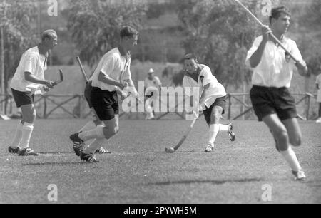 Olympische Spiele 1960 in Rom: Training der deutschen Mannschaft 25.08.1960. [Maschinelle Übersetzung] Stockfoto