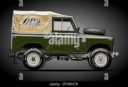 suv-Vektorvorlage Stock Vektor