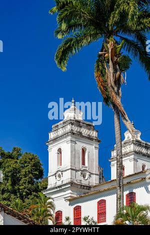 Historischer Kirchturm in Solar do Unhao in der Stadt Salvador, Bahia, Brasilien, Brasilien Stockfoto