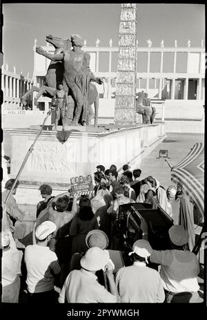 Italien. Lazio. Rom. 1953. Drehort von "Theodora, Sklavenkaiserin" aus 1954. Safa Palatino Studios. C-IT-TEO-073 Copyright-Hinweis: Max Scheler/SZ Photo.“ Stockfoto