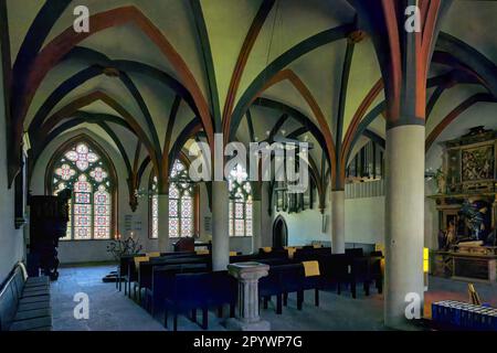 Kapitelhaus, kaiserliche Walkenried Zisterzienserabtei, Walkenried, Harz, Niedersachsen Stockfoto