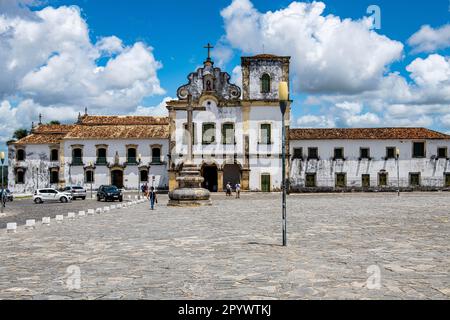 Kirche Sao Francisco, Platz Sao Francisco, UNESCO-Weltkulturerbe Sao Cristovao, Sergipe, Brasilien Stockfoto