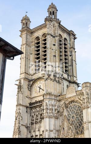 Römisch-katholische Kathedrale von Troyes, Frankreich Stockfoto