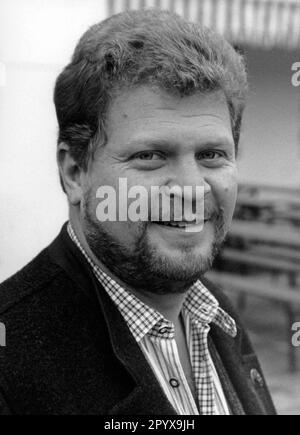 Eigentümer des Braeurosl-Oktoberfest-Zeltes Georg Heide in München. Stockfoto