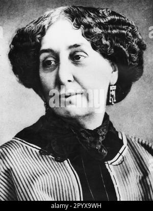 Der französische Schriftsteller George Sand. [Maschinelle Übersetzung] Stockfoto