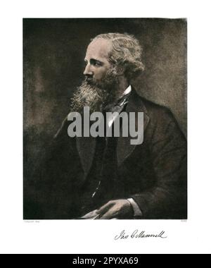 James Clerk Maxwell, schottischer Physiker. Foto: Heliogravure, Corpus Imaginum, Hanfstaengl Collection. [Maschinelle Übersetzung] Stockfoto