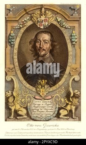 Otto von (1666) Guericke (1602-1686), deutscher Ingenieur und Physiker. Guericke hat die Luftpumpe erfunden. Nach dem Bild von Huth. Foto: Heliogravure, Corpus Imaginum, Hanfstaengl Collection. [Maschinelle Übersetzung] Stockfoto