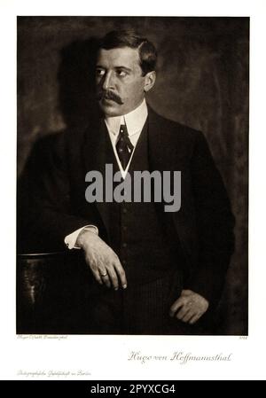 Hugo von Hofmannsthal (1874-1929), österreichischer Dichter. Foto von Hugo Erfurth, Dresden. Foto: Heliogravure, Corpus Imaginum, Hanfstaengl Collection. [Maschinelle Übersetzung] Stockfoto