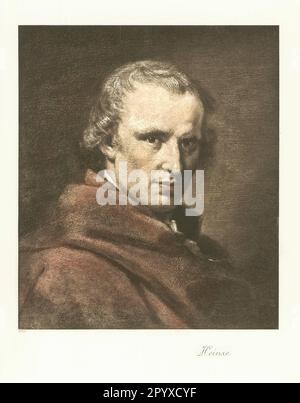 Johann Jakob Wilhelm Heinse (1746-1803), deutscher Dichter. Malerei von Eich. Foto: Heliogravure, Corpus Imaginum, Hanfstaengl Collection. [Maschinelle Übersetzung] Stockfoto