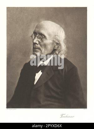 Gustav Theodor Fechner (1801-1887), deutscher Physiker und Psychologe. Foto von Brokesch. Foto: Heliogravure, Corpus Imaginum, Hanfstaengl Collection. [Maschinelle Übersetzung] Stockfoto
