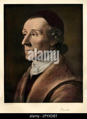 Johann Kaspar Lavater (1741-1801), Evangelischer Theologe, Philosoph und Schriftsteller. Gemälde von Speisseger. Foto: Heliogravure, Corpus Imaginum, Hanfstaengl Collection. [Maschinelle Übersetzung] Stockfoto