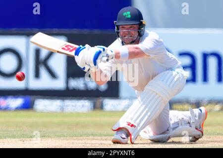 Paul Stirling aus Irland spielt 2. ein Spiel zwischen Sri Lanka und Irland Stockfoto