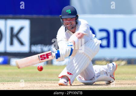 Paul Stirling aus Irland spielt 2. ein Spiel zwischen Sri Lanka und Irland Stockfoto